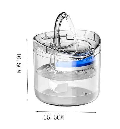 Fuente de agua para mascota con sensor